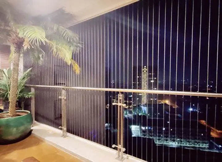 Invisible grill balcony project photo 2
