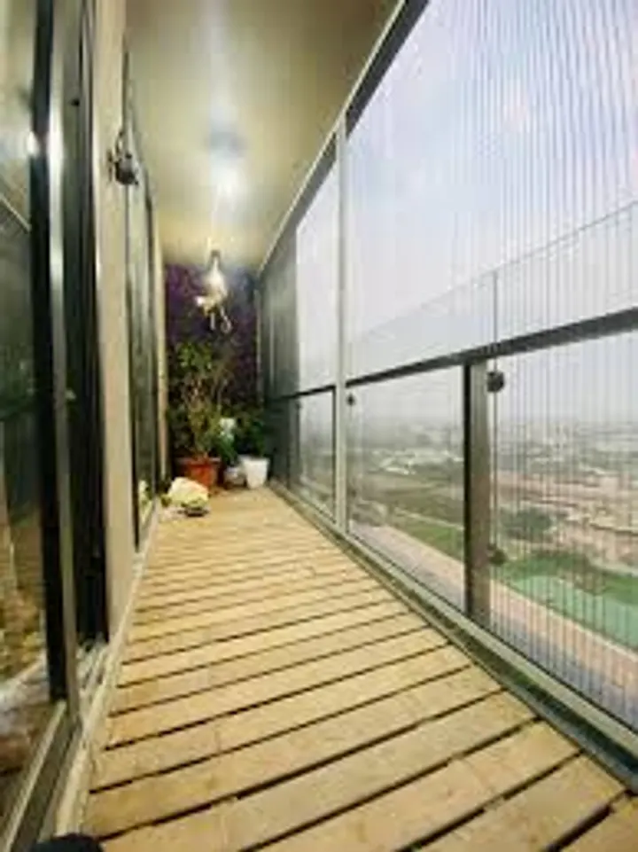 Invisible grill balcony project photo 15