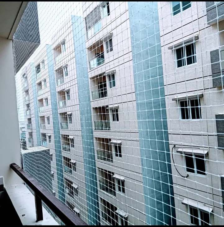 Balcony safety net project photo 3