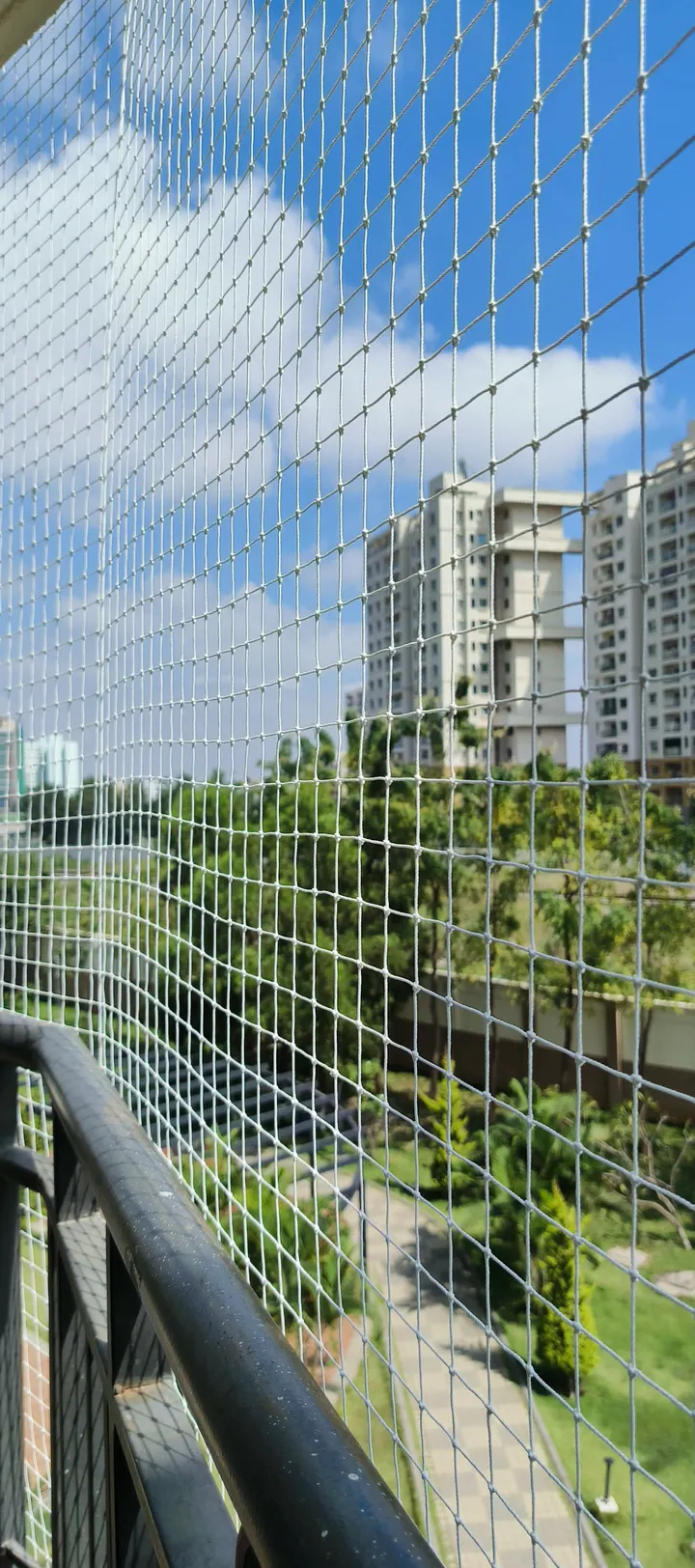 Balcony safety net project photo 12
