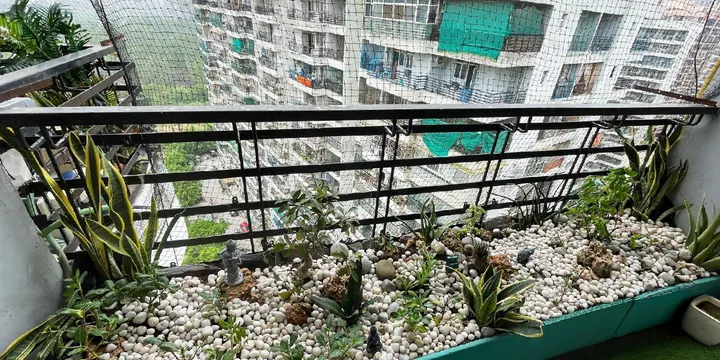 Balcony safety net project photo 21
